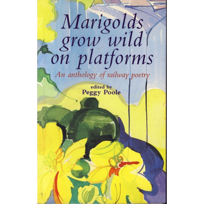 Marigolds grow wild on platforms